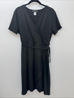 Black Ballerina Wrap Dress